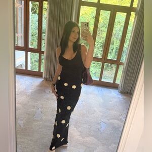 Elegant Black Floral dress